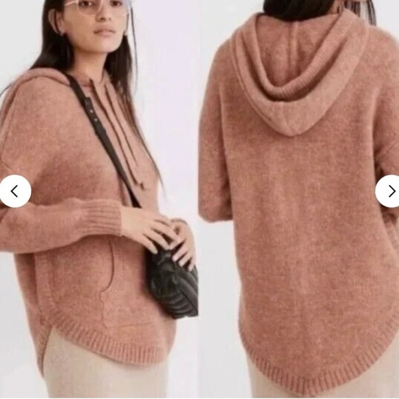 Madewell Sweaters - Madewell small Wilmington hoodie sweater oversized